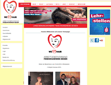 Tablet Screenshot of friseurverband.de